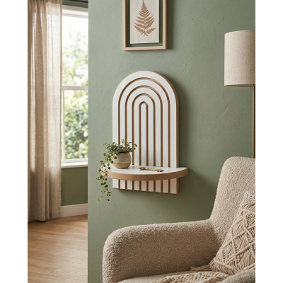 Duvar Rafı Çizgili C8 35x20cm