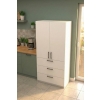 Çok Amaçlı Kiler Mutfak Yüklük Dolabı 3 Çekmeceli Atlantik Çam KDC-180x86x45